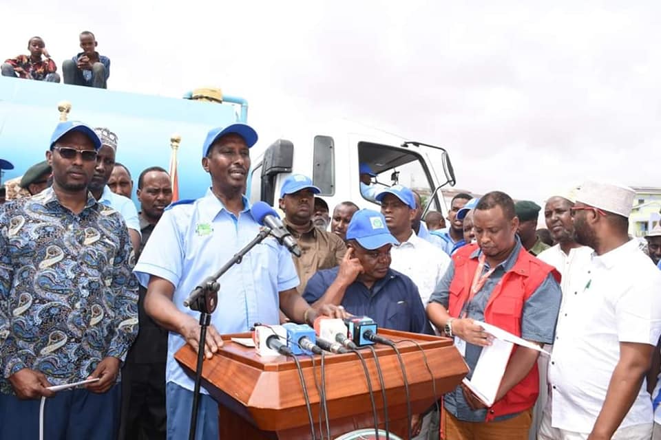 Launch Of Emergency Water Trucking By H.e The Governor